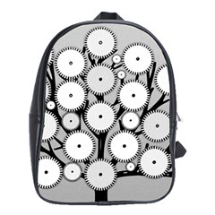 Gears Tree Structure Networks School Bag (XL)