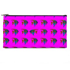 Opposite Way Fish Swimming Pencil Cases by Sapixe