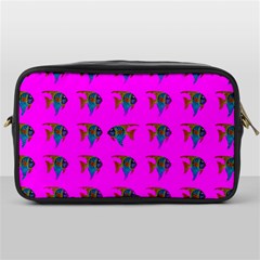 Opposite Way Fish Swimming Toiletries Bags by Sapixe