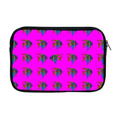 Opposite Way Fish Swimming Apple Macbook Pro 17  Zipper Case by Sapixe