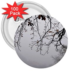 Tree Nature Landscape 3  Buttons (100 Pack)  by Sapixe