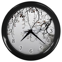 Tree Nature Landscape Wall Clocks (black) by Sapixe