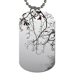 Tree Nature Landscape Dog Tag (one Side) by Sapixe