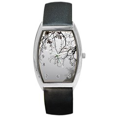 Tree Nature Landscape Barrel Style Metal Watch by Sapixe