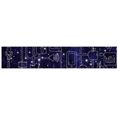 Networks Internet Social Large Flano Scarf  by Sapixe