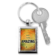 Beautiful Day Cheerful Munter Key Chains (rectangle)  by Sapixe