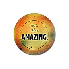 Beautiful Day Cheerful Munter Magnet 3  (round) by Sapixe