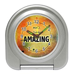 Beautiful Day Cheerful Munter Travel Alarm Clocks