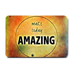 Beautiful Day Cheerful Munter Small Doormat  by Sapixe