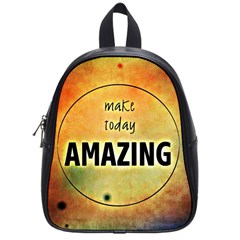 Beautiful Day Cheerful Munter School Bag (small) by Sapixe