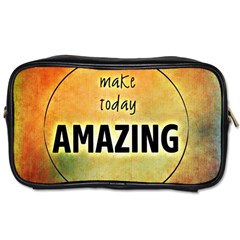 Beautiful Day Cheerful Munter Toiletries Bags 2-side by Sapixe