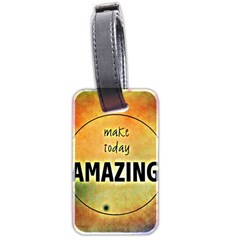 Beautiful Day Cheerful Munter Luggage Tags (two Sides) by Sapixe