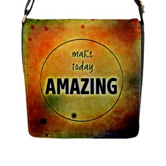 Beautiful Day Cheerful Munter Flap Messenger Bag (l)  by Sapixe