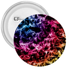 Smoke Colors Soul Black Blue 3  Buttons by Sapixe