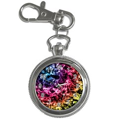 Smoke Colors Soul Black Blue Key Chain Watches by Sapixe