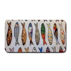 Fish Sardines Motive Pattern Medium Bar Mats by Sapixe