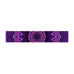 Mandala Purple Mandalas Balance Flano Scarf (mini) by Sapixe