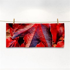 Wine Partner Wild Vine Leaves Plant Hand Towel by Sapixe