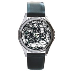 Mindset Neuroscience Thoughts Round Metal Watch