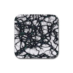 Mindset Neuroscience Thoughts Rubber Coaster (Square) 