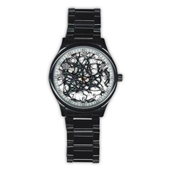 Mindset Neuroscience Thoughts Stainless Steel Round Watch