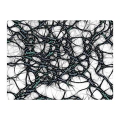 Mindset Neuroscience Thoughts Double Sided Flano Blanket (Mini) 