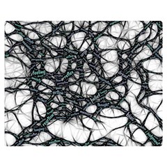 Mindset Neuroscience Thoughts Double Sided Flano Blanket (medium)  by Sapixe