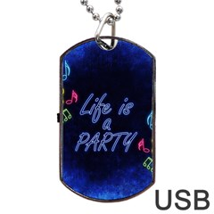 Beautiful Things Encourage Dog Tag Usb Flash (one Side) by Sapixe