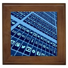 Mobile Phone Smartphone App Framed Tiles by Sapixe