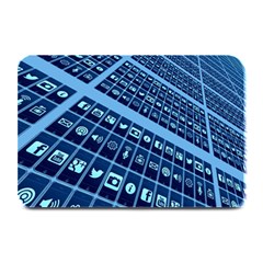 Mobile Phone Smartphone App Plate Mats by Sapixe