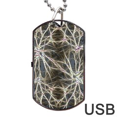 Recordings Memory Unconscious Dog Tag Usb Flash (two Sides) by Sapixe