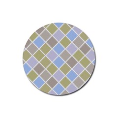 Background Paper Texture Motive Rubber Coaster (round)  by Sapixe