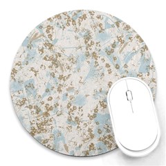 Background Texture Motive Paper Round Mousepads by Sapixe