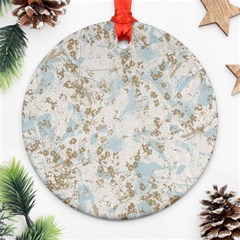 Background Texture Motive Paper Ornament (round) by Sapixe