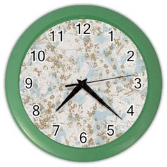 Background Texture Motive Paper Color Wall Clocks by Sapixe