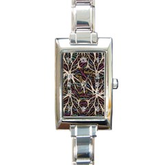 Mental Human Experience Mindset Rectangle Italian Charm Watch by Sapixe