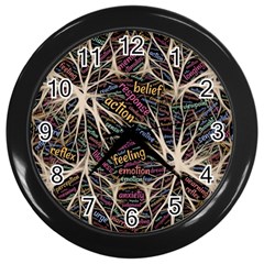 Mental Human Experience Mindset Wall Clocks (black)