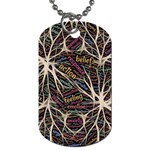 Mental Human Experience Mindset Dog Tag (Two Sides) Front