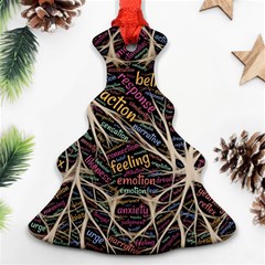 Mental Human Experience Mindset Ornament (christmas Tree)  by Sapixe