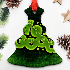 Motivation Live Courage Enjoy Life Ornament (christmas Tree)  by Sapixe