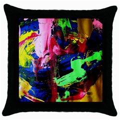 Global Warming 3 Throw Pillow Case (black) by bestdesignintheworld