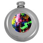 Global Warming 3 Round Hip Flask (5 oz) Front