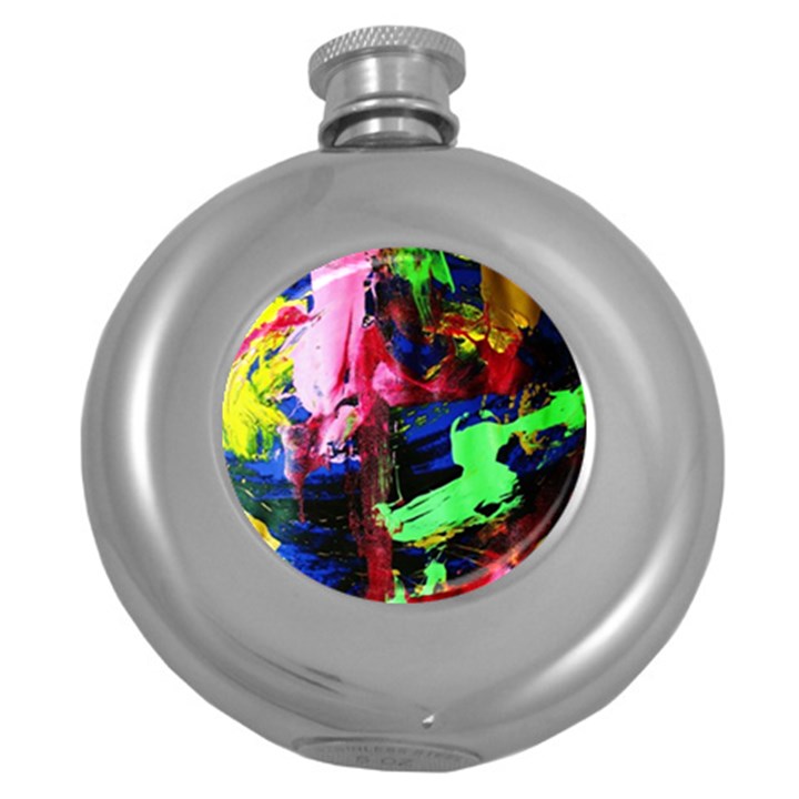 Global Warming 3 Round Hip Flask (5 oz)