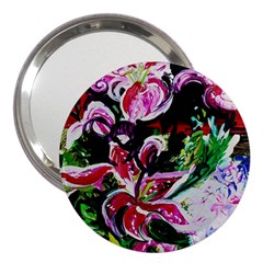 Lilac And Lillies 3 3  Handbag Mirrors by bestdesignintheworld