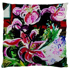 Lilac And Lillies 3 Standard Flano Cushion Case (one Side) by bestdesignintheworld