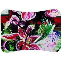 Lilac And Lillies 3 Velour Seat Head Rest Cushion