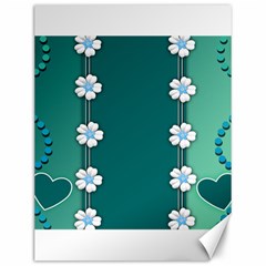 Design Texture Background Love Canvas 12  X 16   by Sapixe