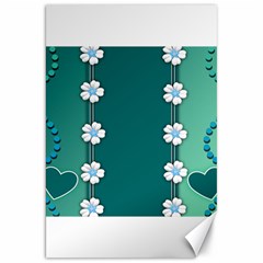 Design Texture Background Love Canvas 20  X 30   by Sapixe