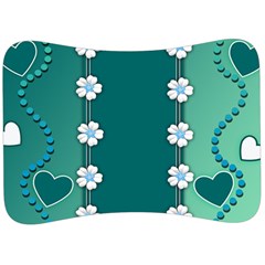 Design Texture Background Love Velour Seat Head Rest Cushion