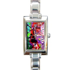 Depression 6 Rectangle Italian Charm Watch by bestdesignintheworld